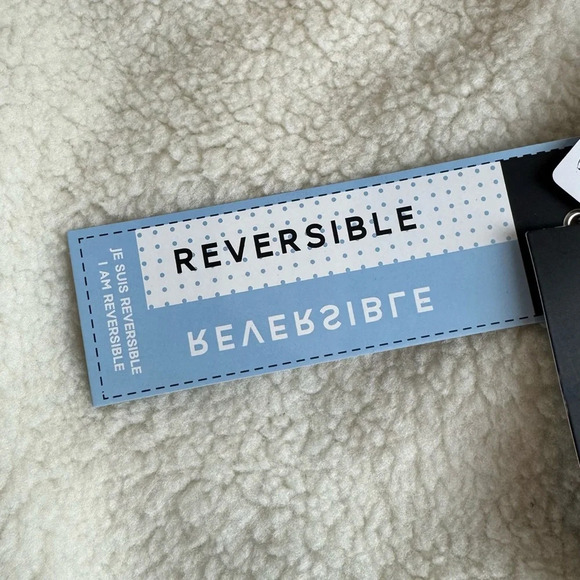 FDJ‎ vest 1514175, reversible faux sherpa outerwear vest women size large black - Picture 10 of 13